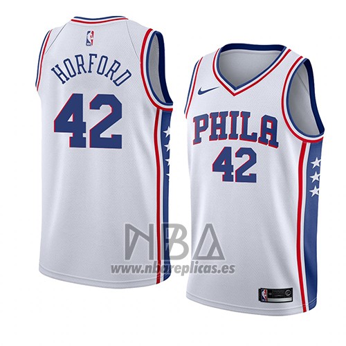 Camiseta Philadelphia 76ers Al Horford NO 42 Association 2019-20 Blanco